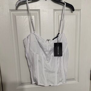 PrettyLittleThing White Camisole Top
